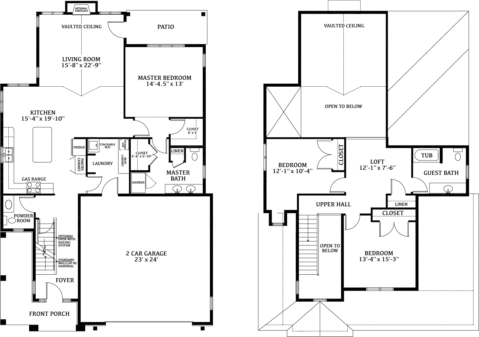 Dover Floor Plan - Pleasant Prairie New Home